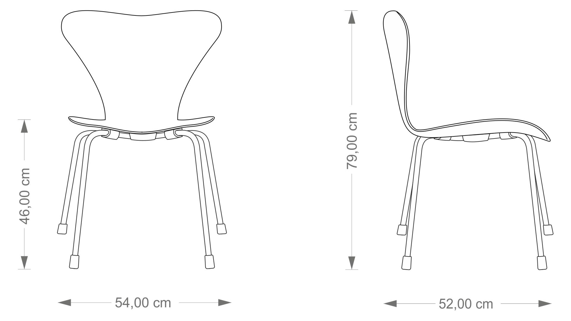 Arne Jacobsen Chair 3107